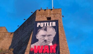 Russia charges Estonian museum director with ‘rehabilitating Nazism’ over Putin-Hitler banner - The Art Newspaper