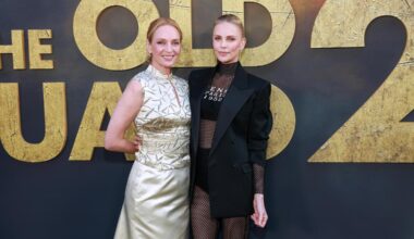 LOS ANGELES, CALIFORNIA - JUNE 25: (L-R) Charlize Theron and Uma Thurman attend Netflix's premiere of "The Old Guard 2" at Netflix Tudum Theater on June 25, 2025 in Los Angeles, California. (Photo by Matt Winkelmeyer/Getty Images for Netflix)