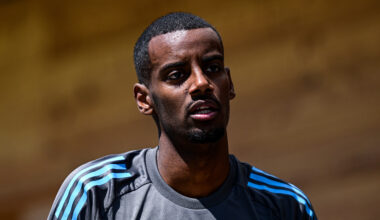 Alexander Isak in Newcastle training