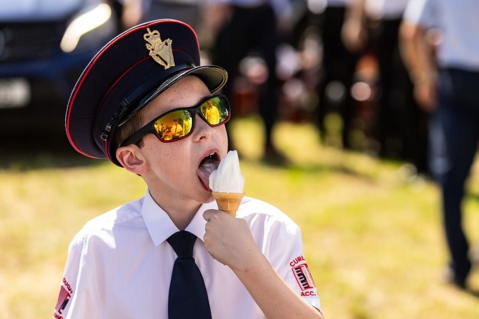 Twelfth of July celebrations in Augher on Saturday. Pic: Luke Jervis