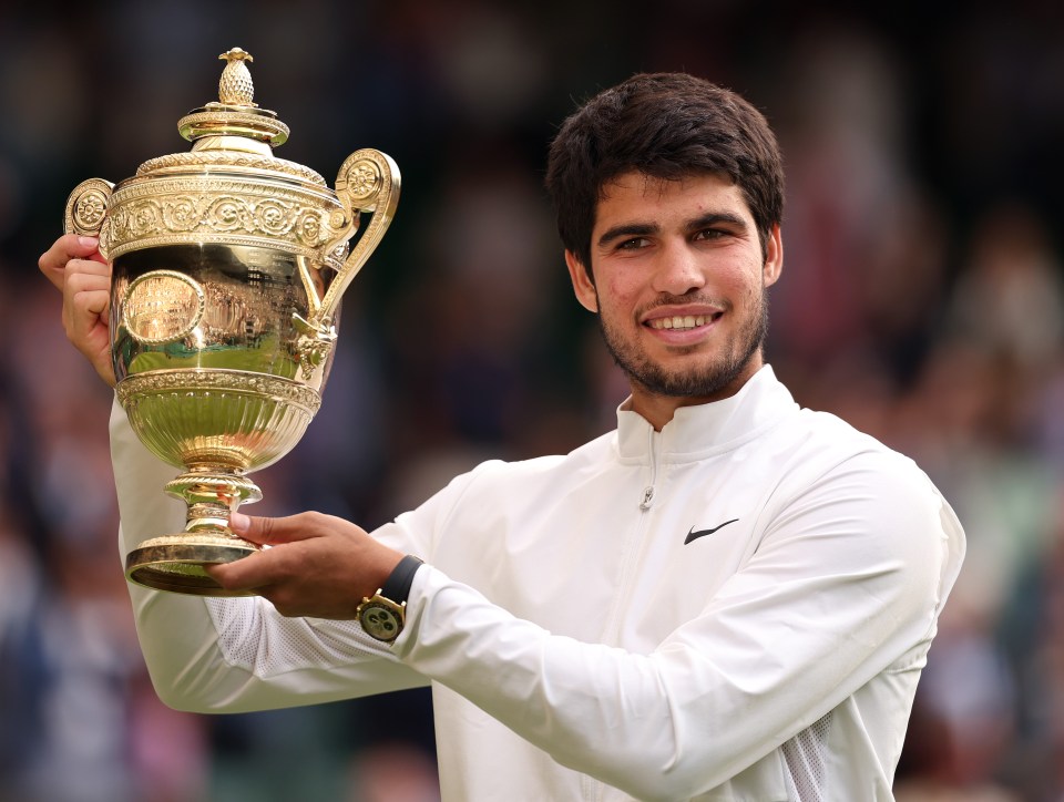 Alcaraz boasts two Wimbledon titles, while Sinner is yet to win at the All England Club