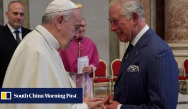 King Charles and Queen Camilla meet Pope Francis in surprise visit