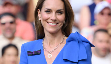 Kate Middleton Wore Brown Heels With a Blue Dress to Wimbledon
