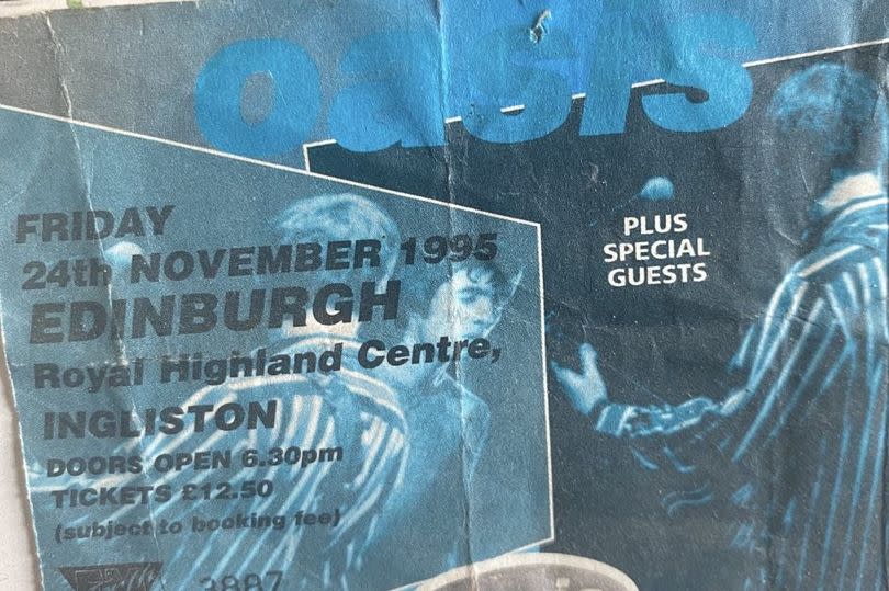 The 1995 gig was only £12.50