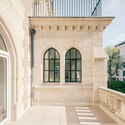 Château of the Hertford British Hospital Rehabilitation / Maud Caubet Architectes - Interior Photography, Arch, Glass, Column, Concrete, Arcade