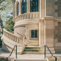 Château of the Hertford British Hospital Rehabilitation / Maud Caubet Architectes - Exterior Photography, Arch, Column, Stairs, Glass, Handrail