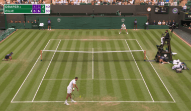 Wimbledon crowd break unwritten rule in support of British number one Jack Draper