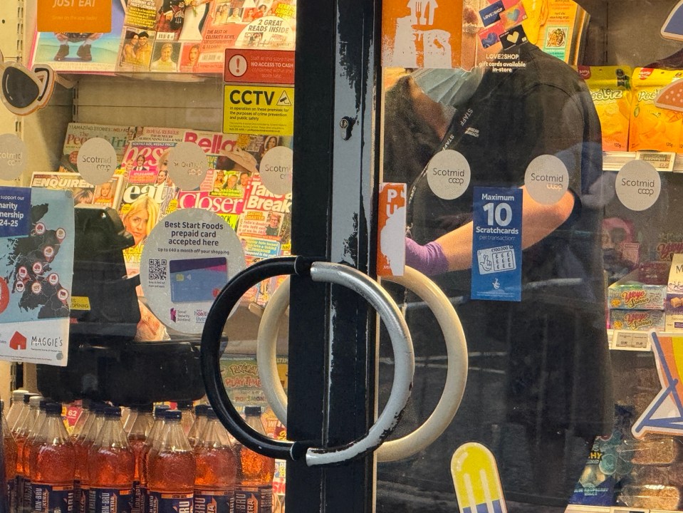 A Co-op store in Budhill, Glasgow.