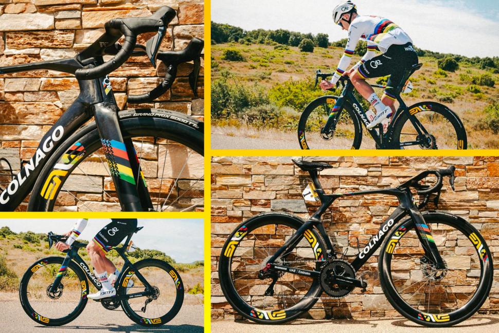 Tadej Pogačar riding special edition Colnago Y1Rs as Tour de France hits Mont Ventoux: paper-thin finish, sprint shifters and weight-saving accessories complete unique build
