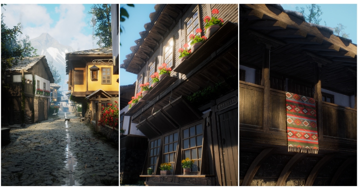 Authentic Textures For Bulgarian Village In Substance 3D