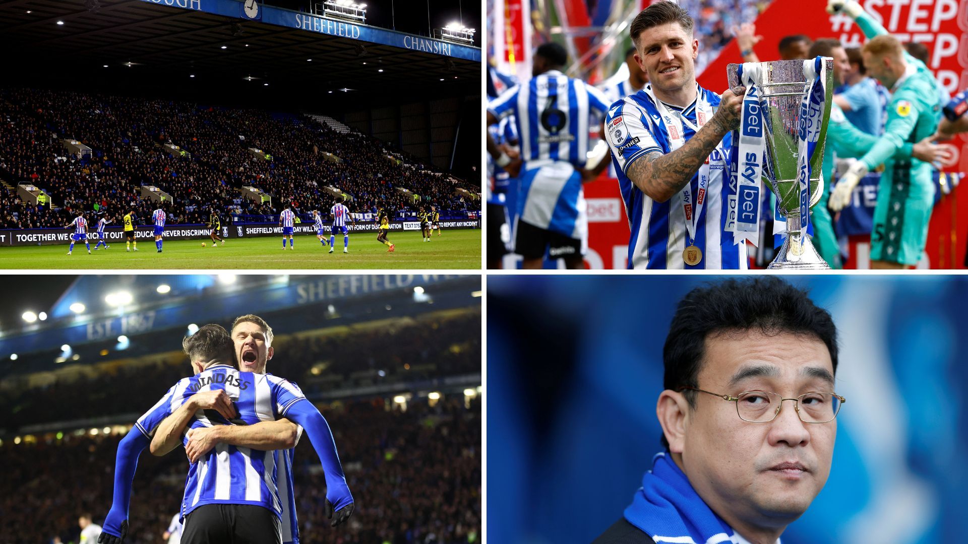 Hillsborough North Stand, Josh Windass, Michael Smith, Dejphon Chansiri