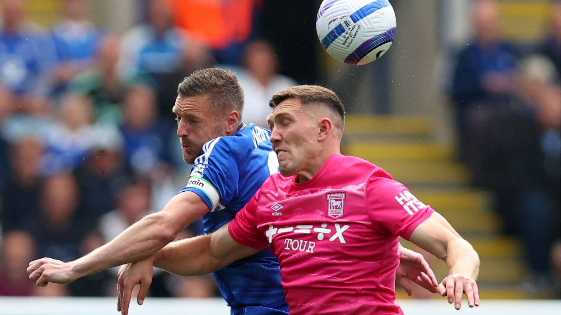 Dara O'Shea and Jamie Vardy