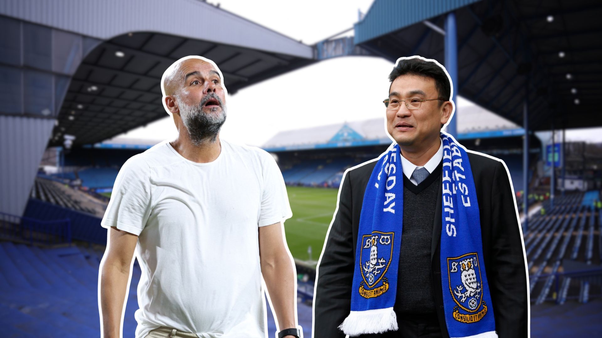 Pep Guardiola, Dejphon Chansiri, Sheffield Wednesday, Hillsborough