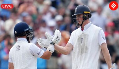 IND vs ENG 4th Test Day 2 LIVE Cricket Score