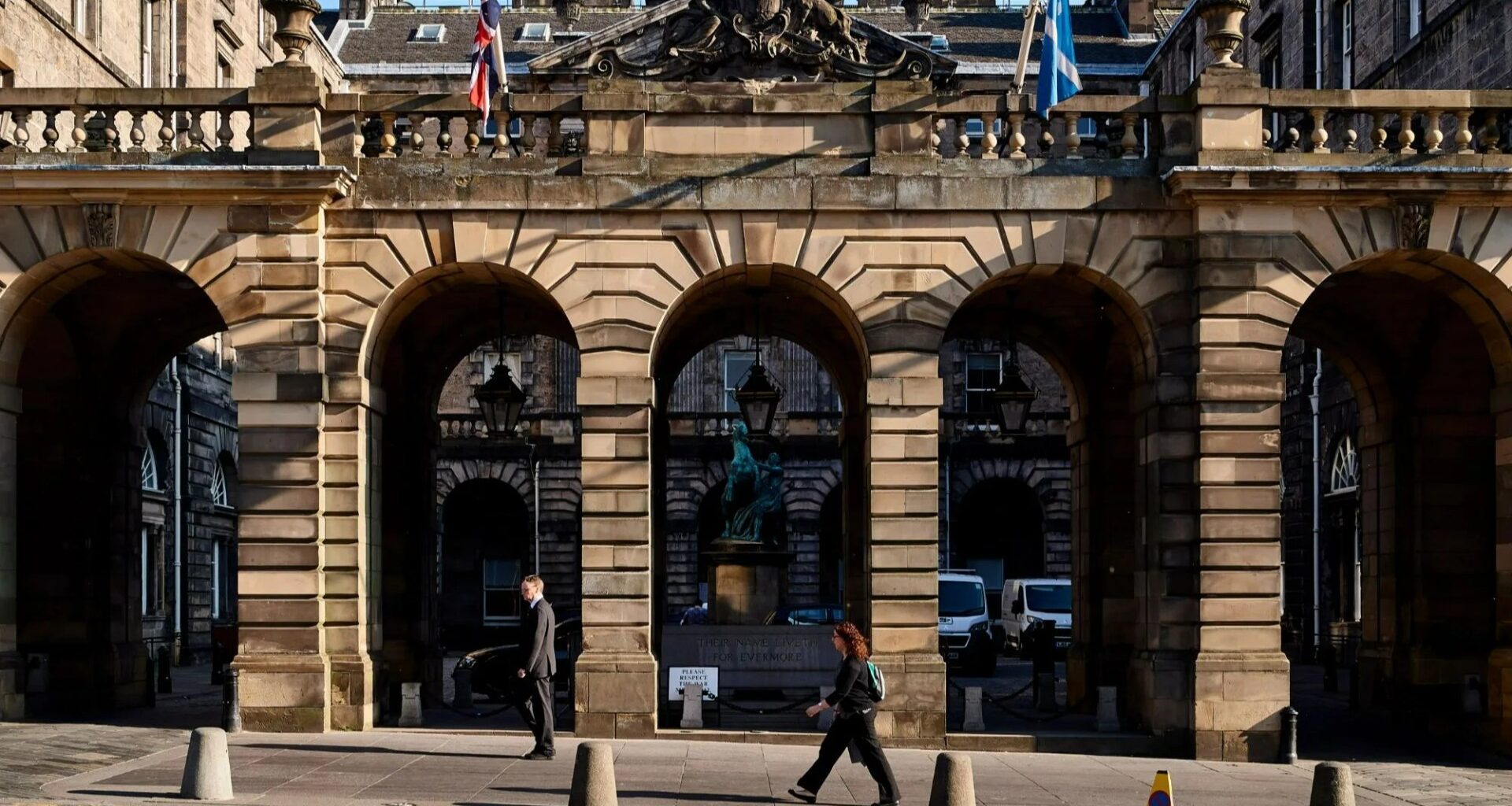 Man found dead at Scots council headquarters as police probe mystery death