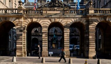 Man found dead at Scots council headquarters as police probe mystery death