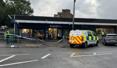 Police race to Scots shop and seal off street amid major incident