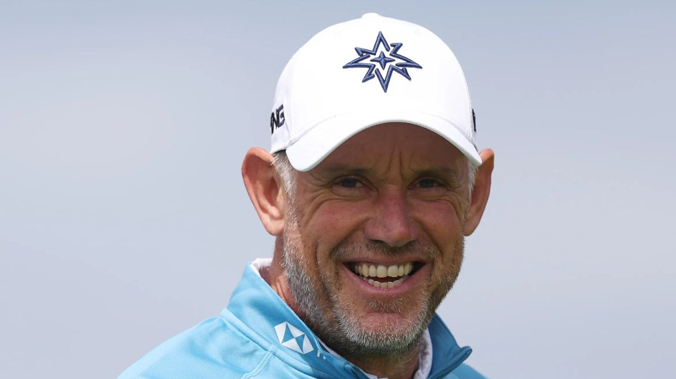 The 52-year-old had every right to be all smiles following his back nine display