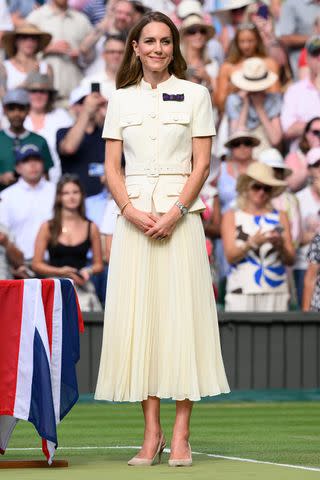 Karwai Tang/WireImage Kate Middleton at Wimbledon on July 12.