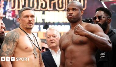 Usyk vs Dubois 2 weigh-in RECAP: Results and reaction from weigh-in before heavyweight rematch