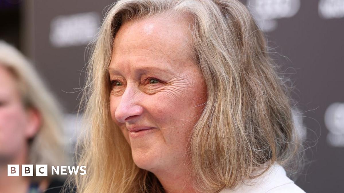 Writer Raynor Winn during the CineMerit Award for Gillian Anderson and the premiere of the movie "The Salt Path" during the 2025 Munich Film Festival (Filmfest Muenchen) at Deutsches Theater on July 1, 2025 in Munich, Germany.