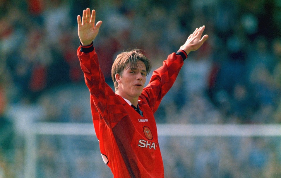 Beckham had plenty of hairstyle changes as one of the world's best footballers