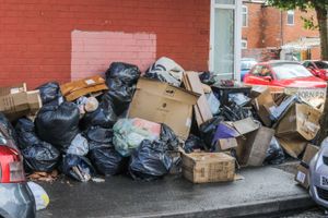 Rubbish still piled up on the streets of Birmingham following six months of bin strikes.