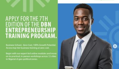 The Development Bank of Nigeria (DBN) Entrepreneurship Training Programme 2025 for Young Nigerian Entrepreneurs. – Opportunities For Africans