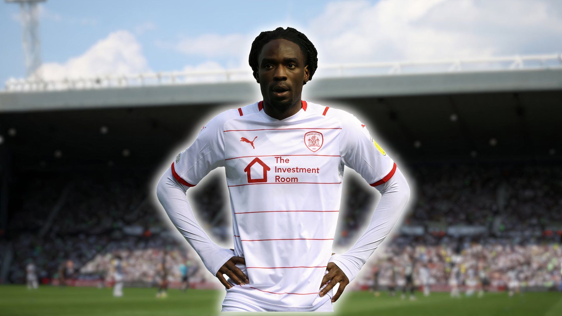 Devante Cole playing for Barnsley