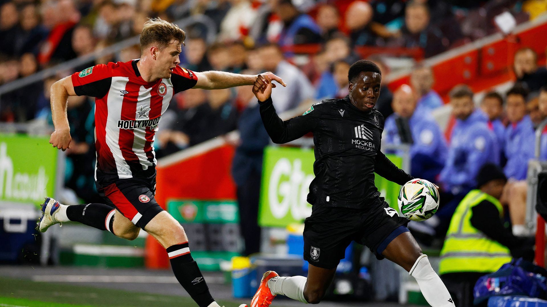 Djeidi Gassama of Sheffield Wednesday vs Brentford