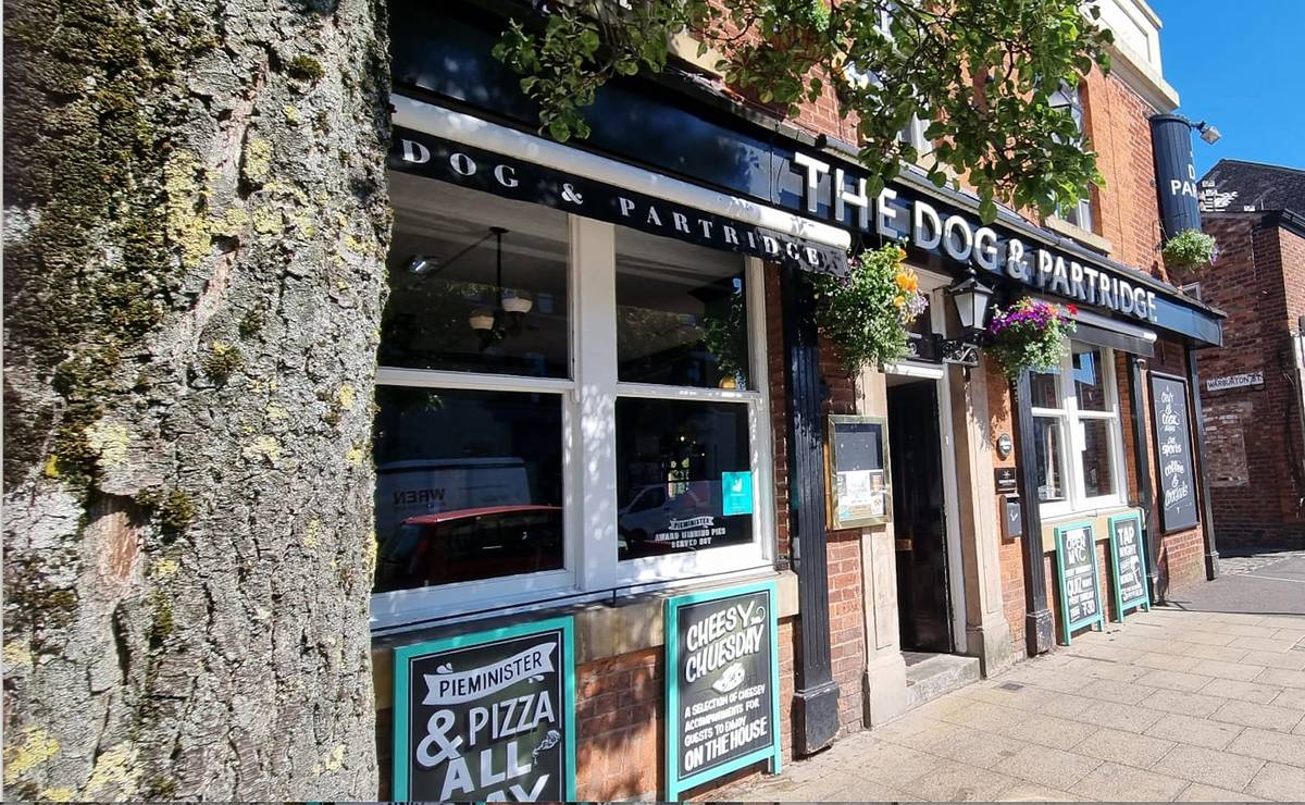 dog and partridge pub exterior didsbury