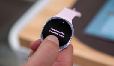 Samsung Galaxy Watch 8 antioxidant measuring hands-on