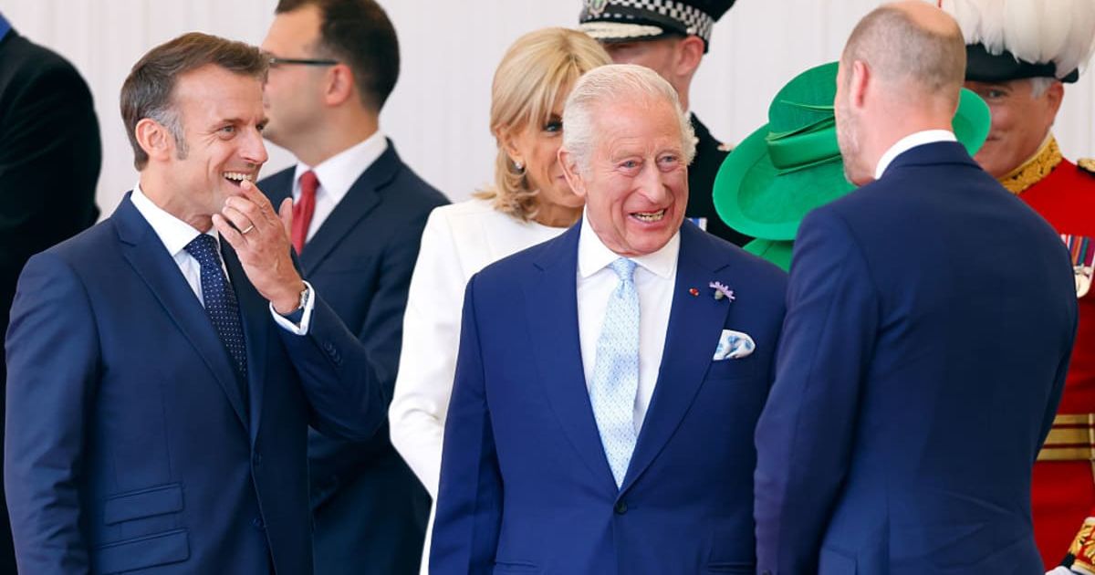 Apparently, Emmanuel Macron Made a ‘Cheeky Remark’ About William to Charles at His Own Expense