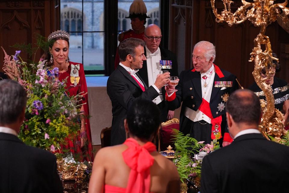 The glittering event took place at Windsor Castle (Yui Mok/PA)