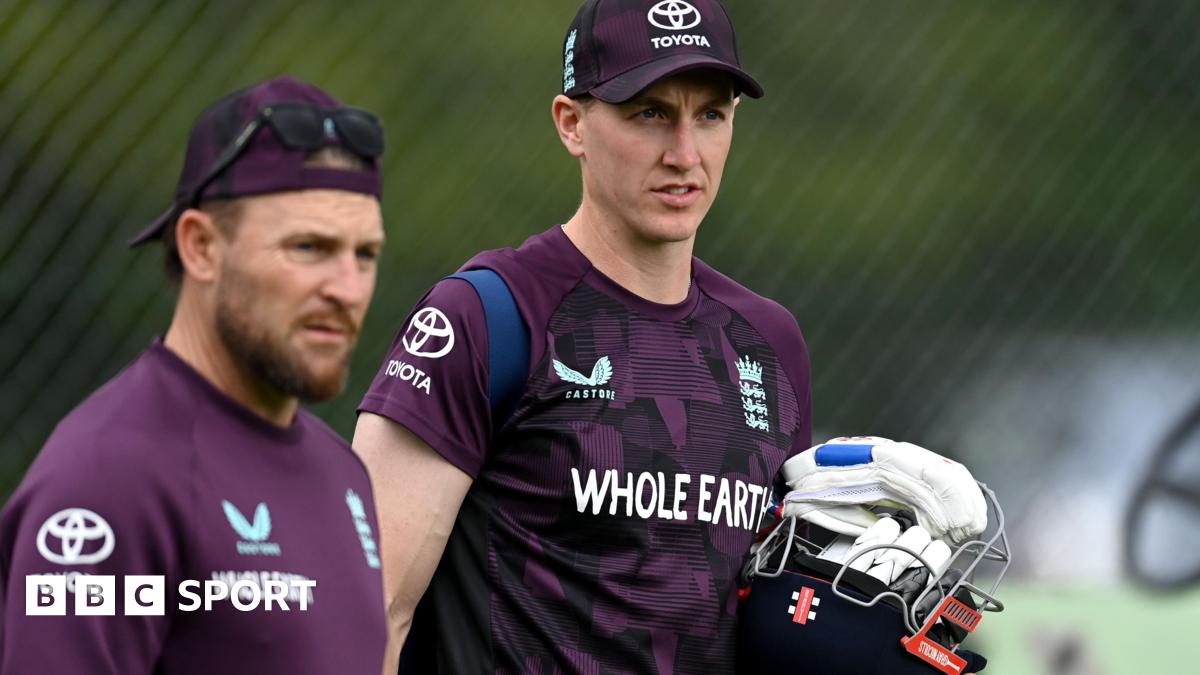 Brendon McCullum and Harry Brook