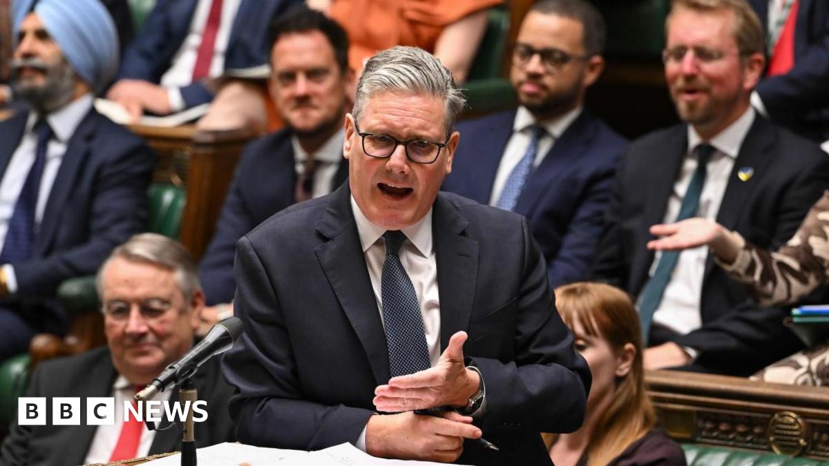 Prime Minister Sir Keir Starmer speaks in the House of Commons.