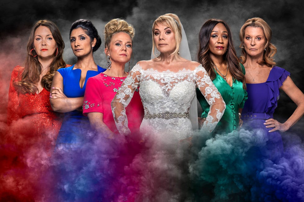 the six in eastenders stacey slater, suki panesar, linda carter, sharon mitchell, denise fox, kathy beale