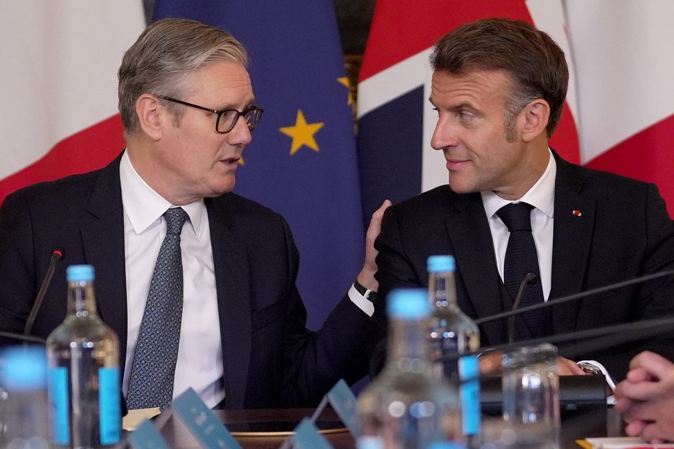 Emmanuel Macron opens door to UK's return to EU as Nigel Farage issues Keir Starmer warning over 'arrogant anti-Brexit President'