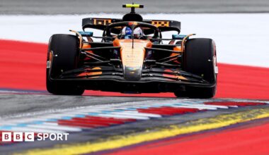 Alex Dunne in action for McLaren