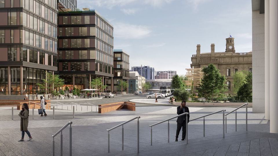 Artist's impression of City Quays 5 in Belfast, which has now won planning permission