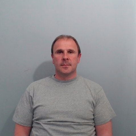 Winston Irvine pictured in police custody. Photo: PSNI