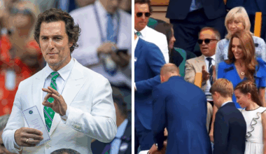 Matthew McConaughey Hailed As "Gentleman" For His Gesture To British Royalty At Wimbledon Final