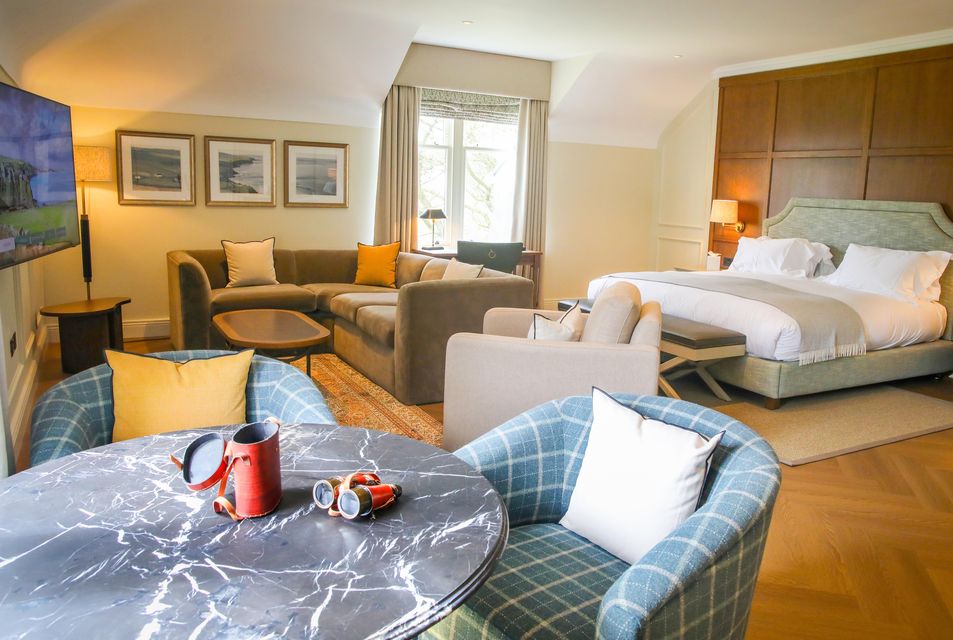 A suite at Dunluce Lodge, Portrush