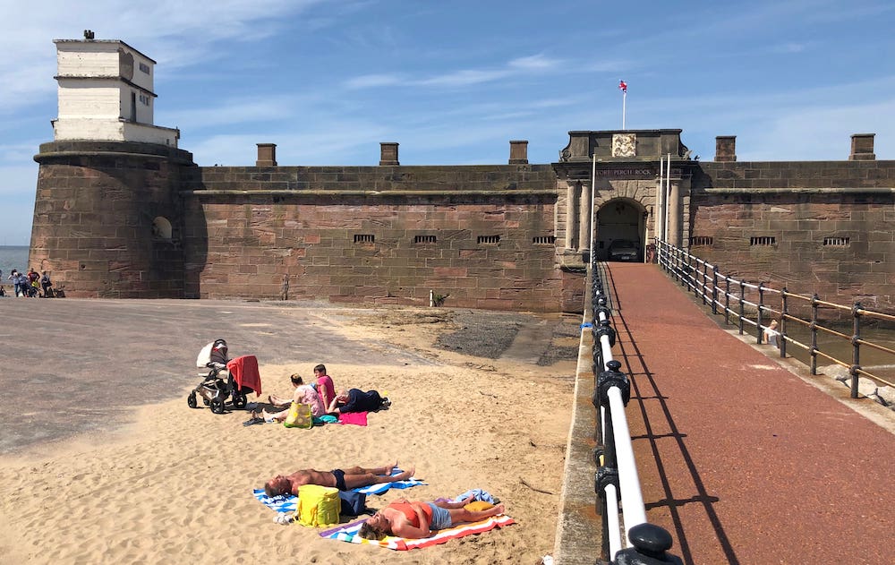 New Brighton Fort Perch Rock Summer