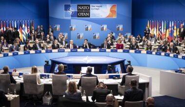 US backs Nato’s latest pledge of support for Ukraine, but in reality seems to have abandoned its European partners