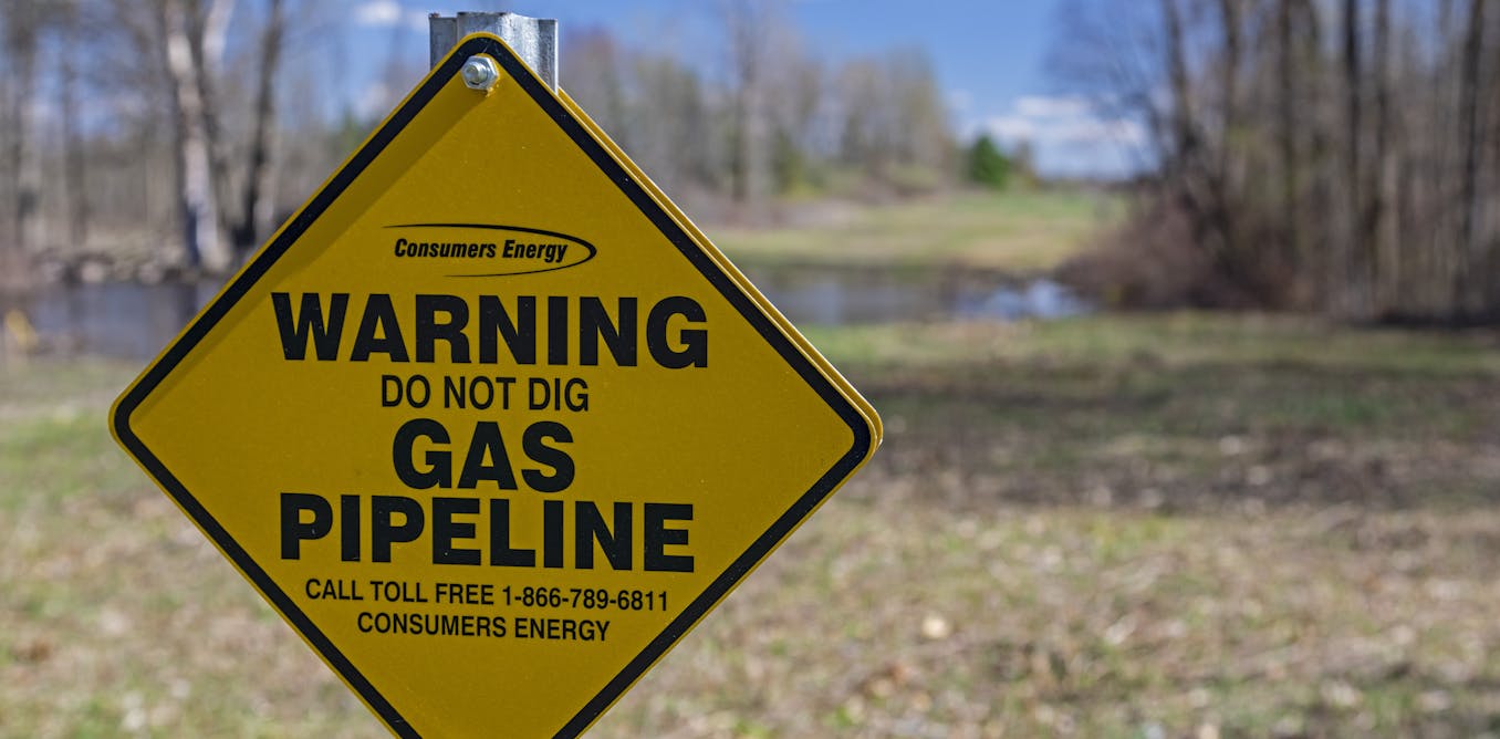 Methane leaks from gas pipelines are a hidden source of widespread air pollution