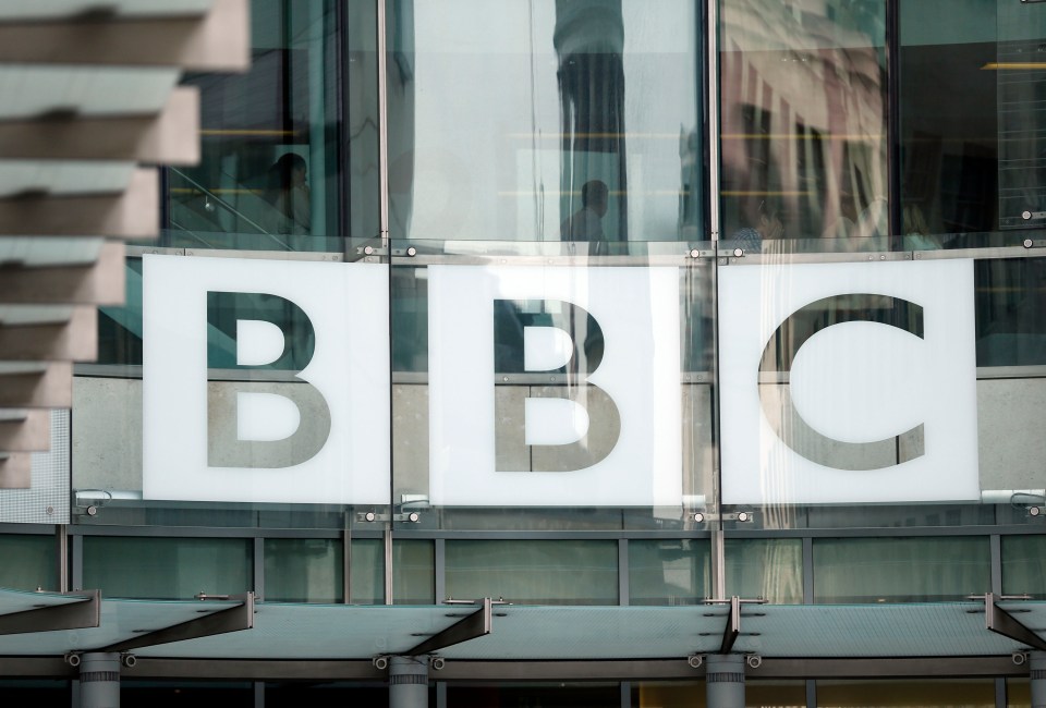 BBC logo on a building.