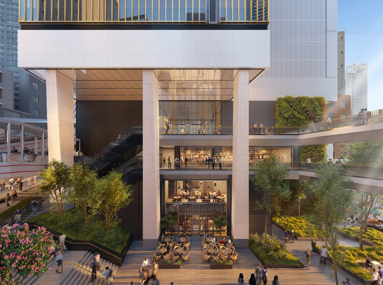 Foster + Partners Reveals Central Crossing Mixed-Use Development in Hong Kong - Image 1 of 5