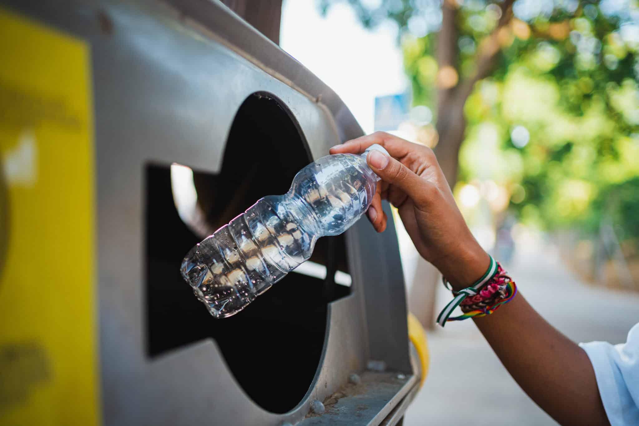 Recycling plastic bottles