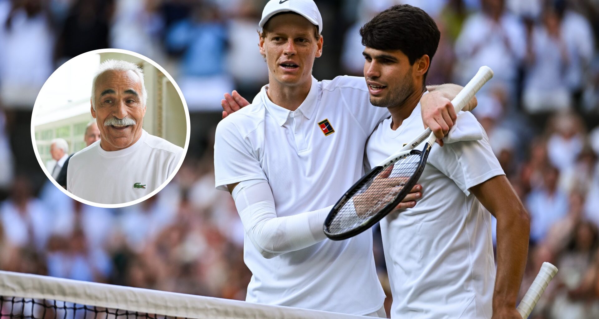 Mansour Bahrami reveals what he told Jannik Sinner in the locker room right before the Wimbledon final vs Carlos Alcaraz